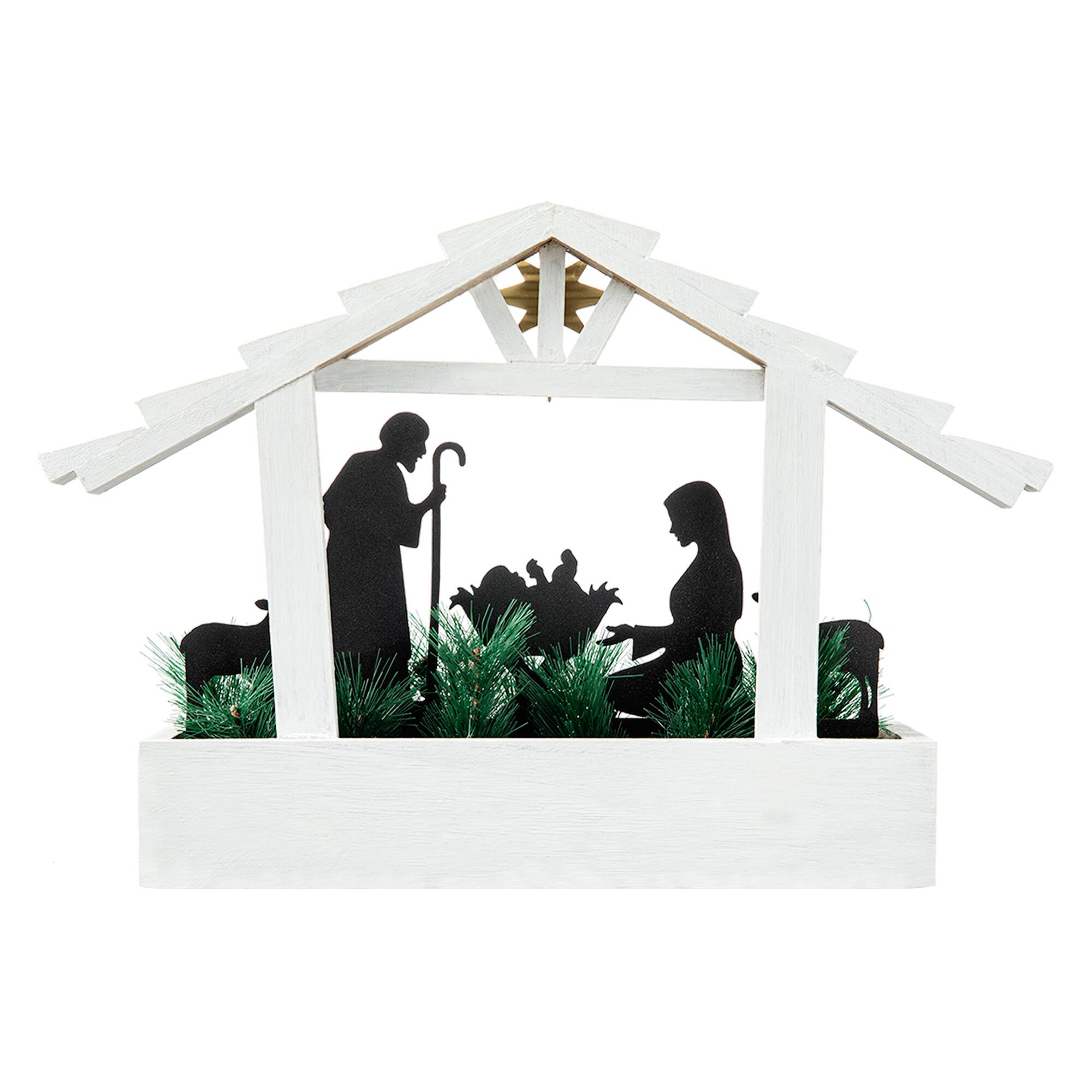 Glitzhome® 9.7" Nativity Table Décor
